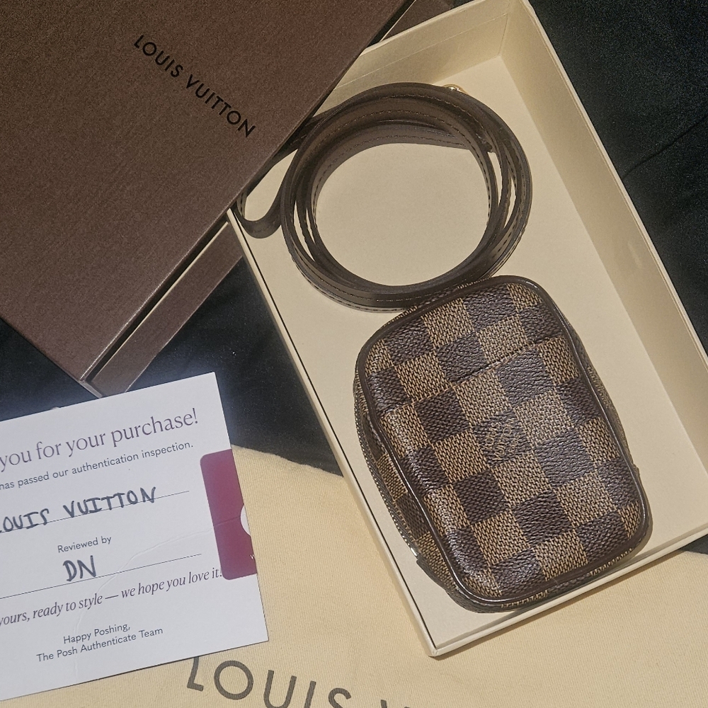 Louis Vuitton Damier Etui Okapi Camera Case PM